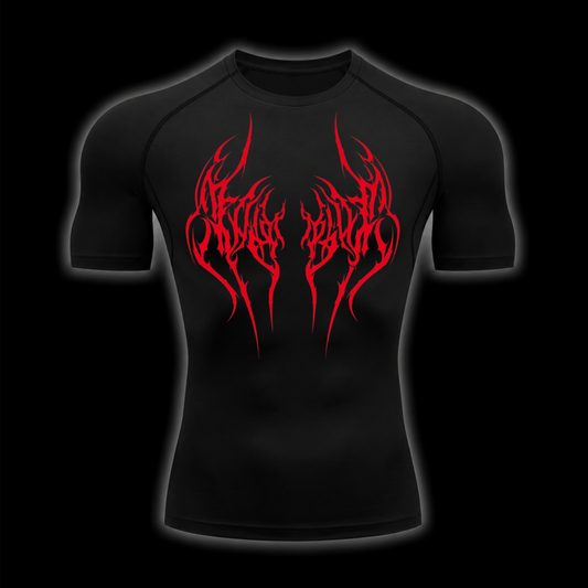 ZENZO Premium Red Graphic Compression
